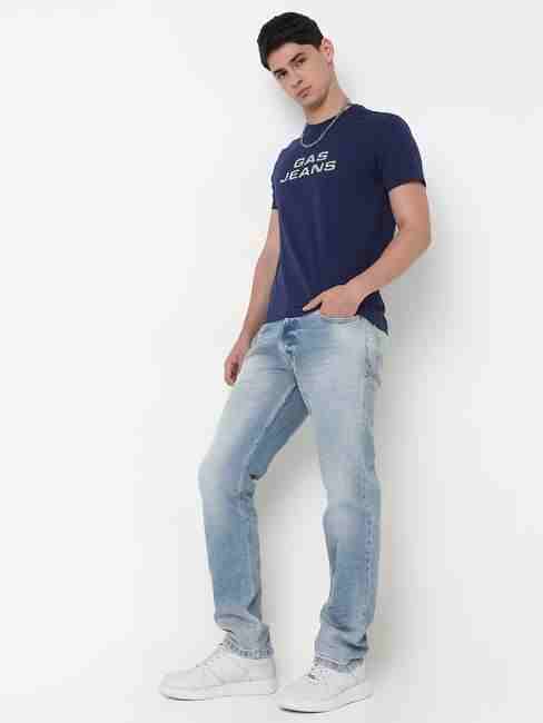 GAS | Toki Slim Straight Fit Solid Denim