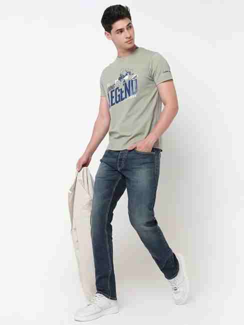 GAS | Toki Slim Straight Fit Solid Denim