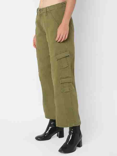 Solid Straight Fit Denim