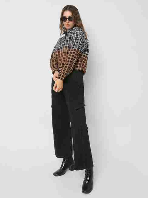 GAS | Boxy Fit Classic Collar Black Shirt