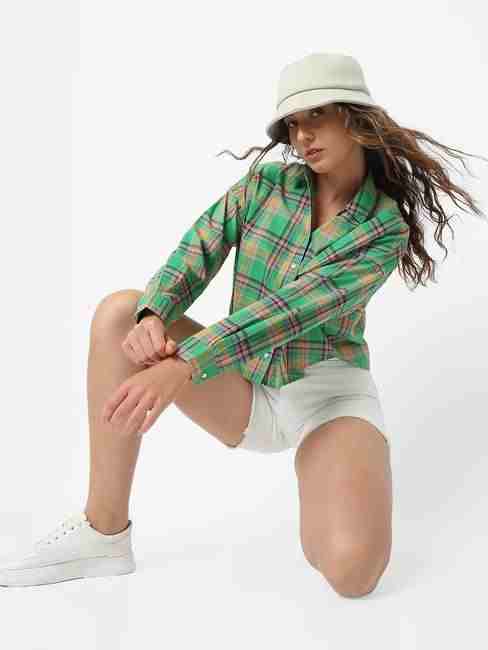 GAS | Boxy Fit Classic Collar Green Shirt