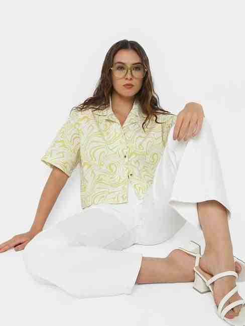 GAS | Boxy Fit Printed Resort Collar Shirt