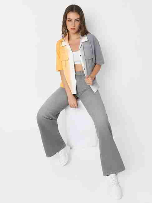 GAS | Boxy Fit Ombre Resort Collar Shirt