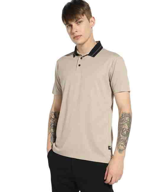 GAS | Slim Fit Polo T-Shirt with Contrast Collar