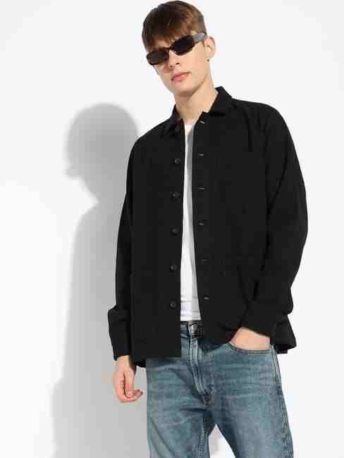 GAS | Classic Shacket Fit Solid Shirt