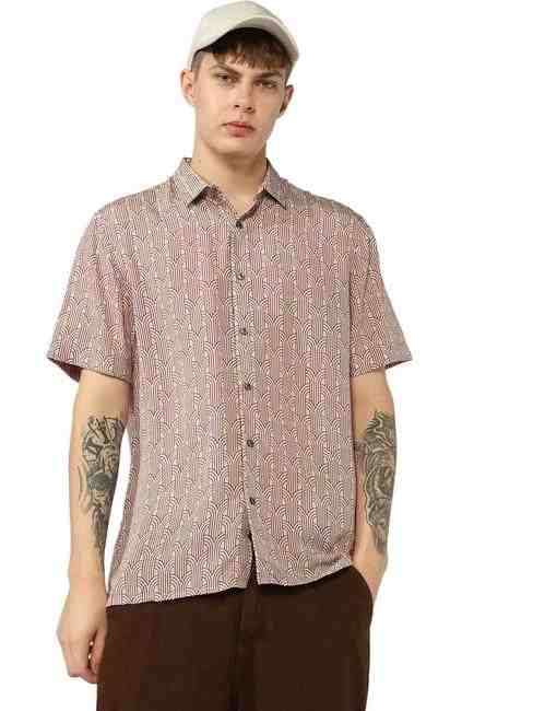 GAS | All Over Printed Classic Collar Shirt
