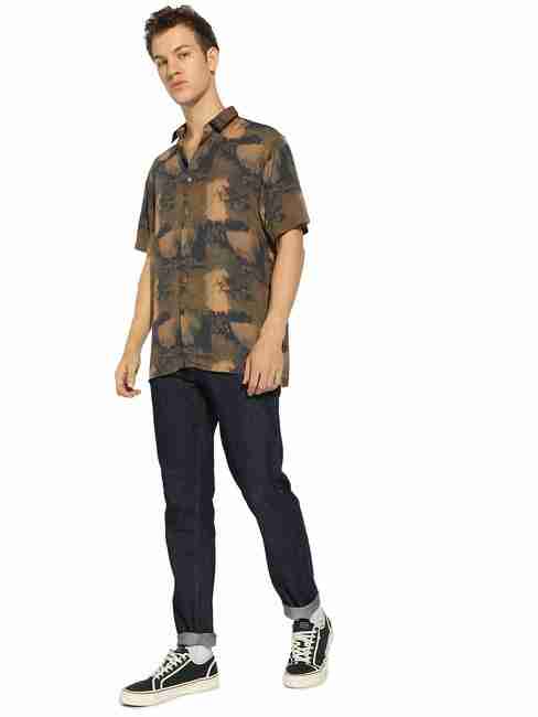 GAS | All Over Printed Shirt with Classic Collar