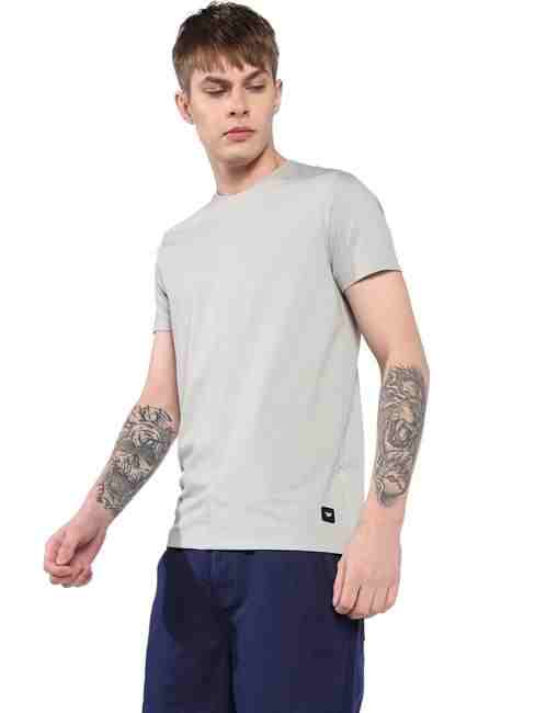 GAS | Crew Neck Textured Knitted Regular Fit Tshirt