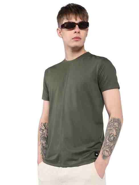 GAS | Crew Neck Textured Knitted Regular Fit Tshirt