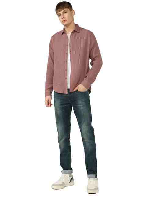 GAS | Slim Fit Zippered Fly Mid Rise Denim