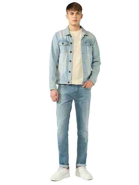 GAS | Slim Fit Zippered Fly Mid Rise Denim