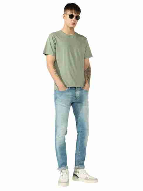 GAS | Slim Fit Zippered Fly Mid Rise Denim