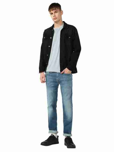 GAS | Slim Fit Zippered Fly Mid Rise Denim