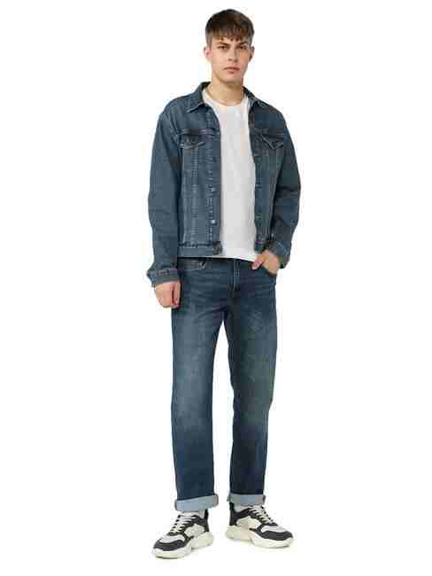 GAS | Solid Straight Fit Mid Rise Denim