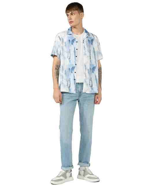 GAS | Solid Straight Fit Mid Rise Denim