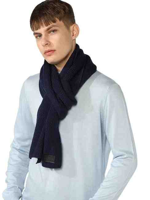 GAS | Comfy Cotton Color Block Varsity Scarf