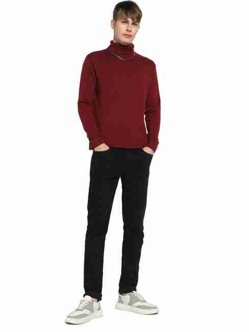 Turtle Neck Full Sleeve Regular Fit Knitwear