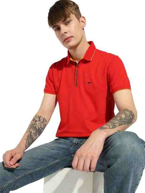 GAS | Regular Fit Short Sleeve Red Polo T-Shirt