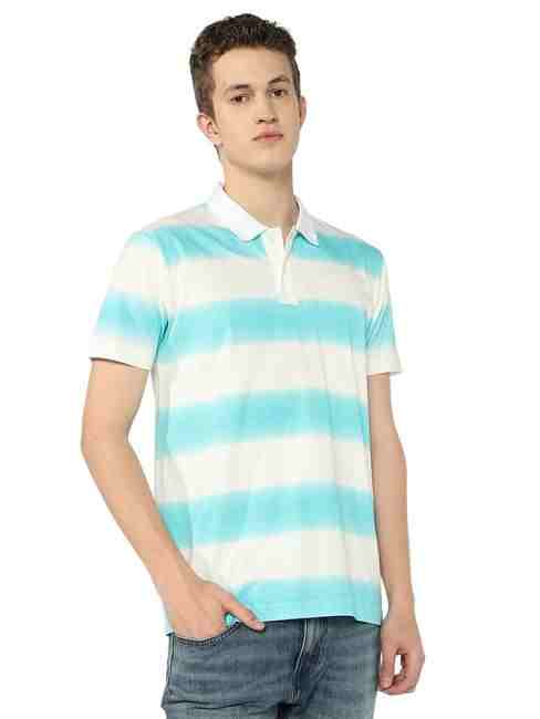 GAS | Gradient Stripe Summer Polo T-Shirt