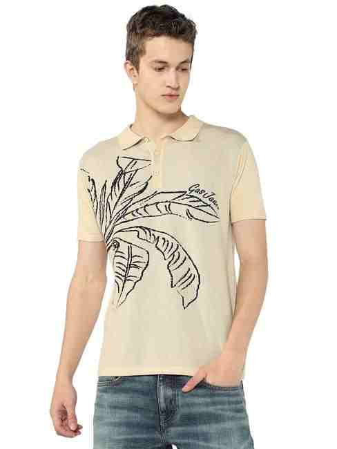 GAS | Graphic Jacquard Roman Tropic Polo T-Shirt