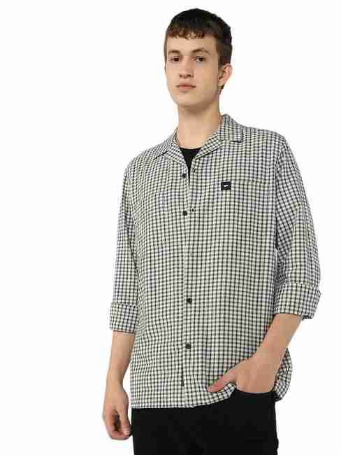 GAS | Yarn Dyed Checked Classic Collar Shirt