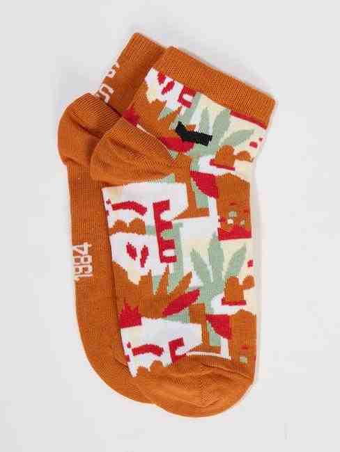 GAS | Graphic Ankle-Length Bright Swirl Socks (Pack of 2)