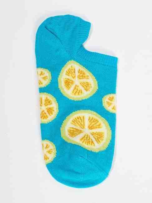 Graphic No Show Vacation Socks (Pack of 2)