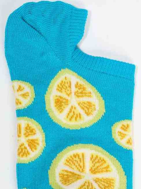 Graphic No Show Vacation Socks (Pack of 2)