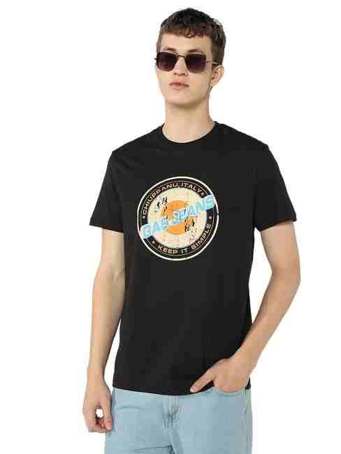 GAS | Distressed Round Graphic Jersey Tee
