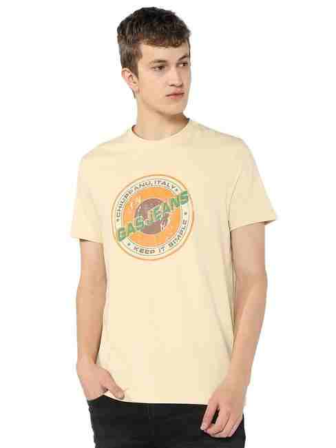 GAS | Distressed Round Graphic Jersey Tee