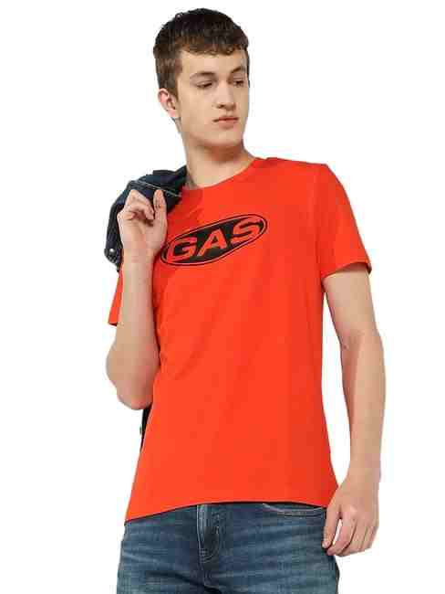 GAS | GAS Graphic Round Neck T-shirt