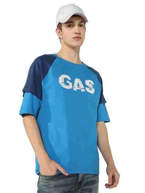 GAS | Glitch Graphic Panelled Tee