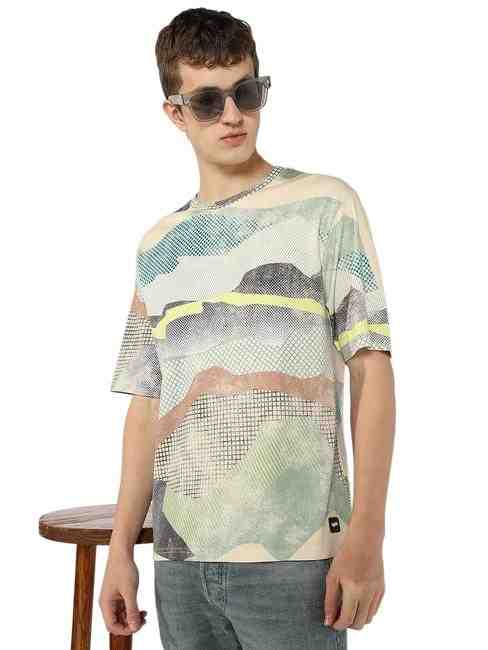 GAS | Off Trail All Over Printed Boxy Fit T-shirt