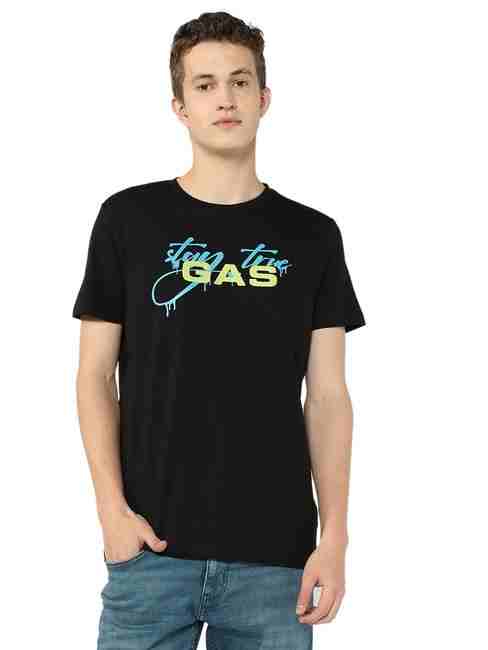 GAS | Textured Graphic Jersey Tee