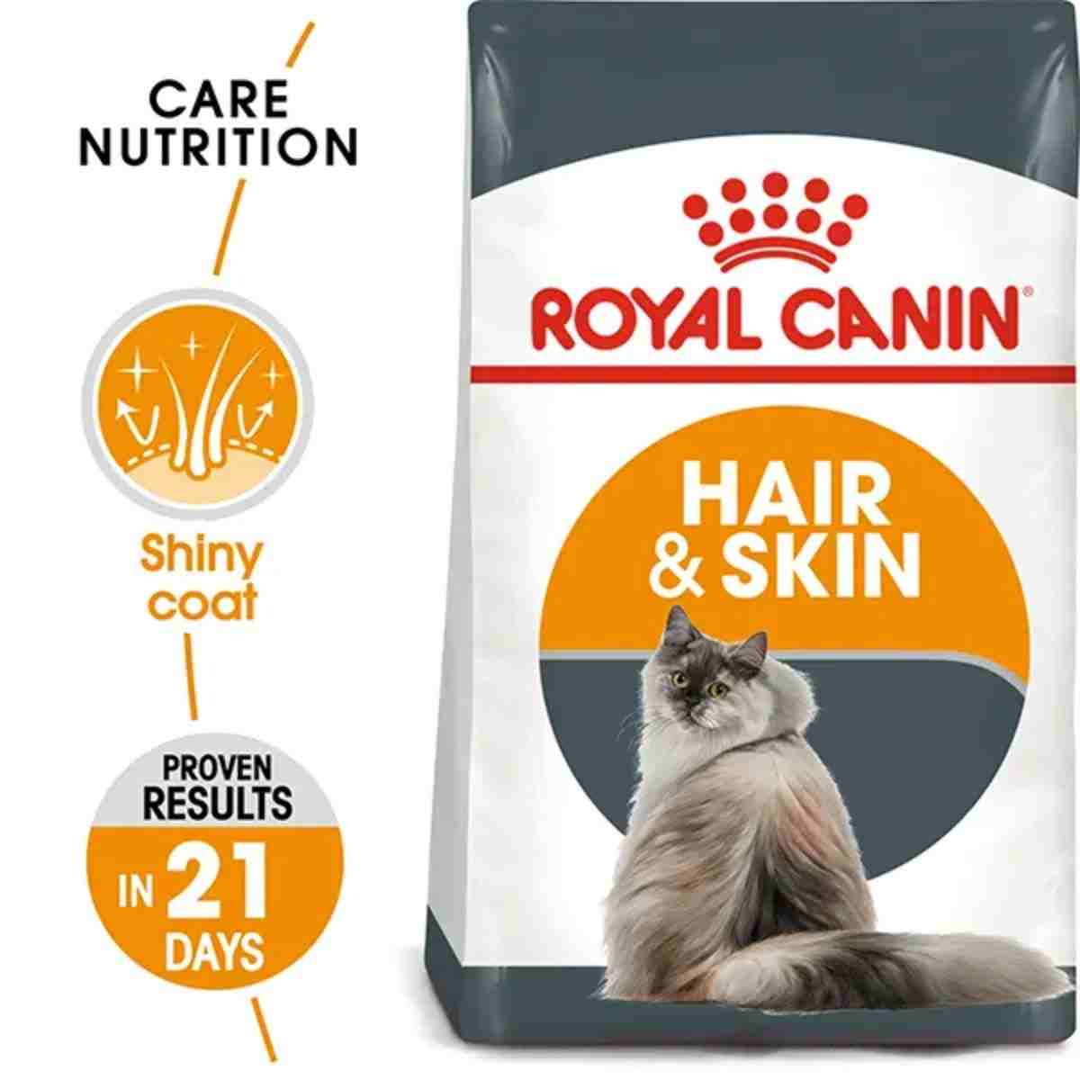Royal Canin Hair & Skin Dry Cat Food with Free Gravy Pack