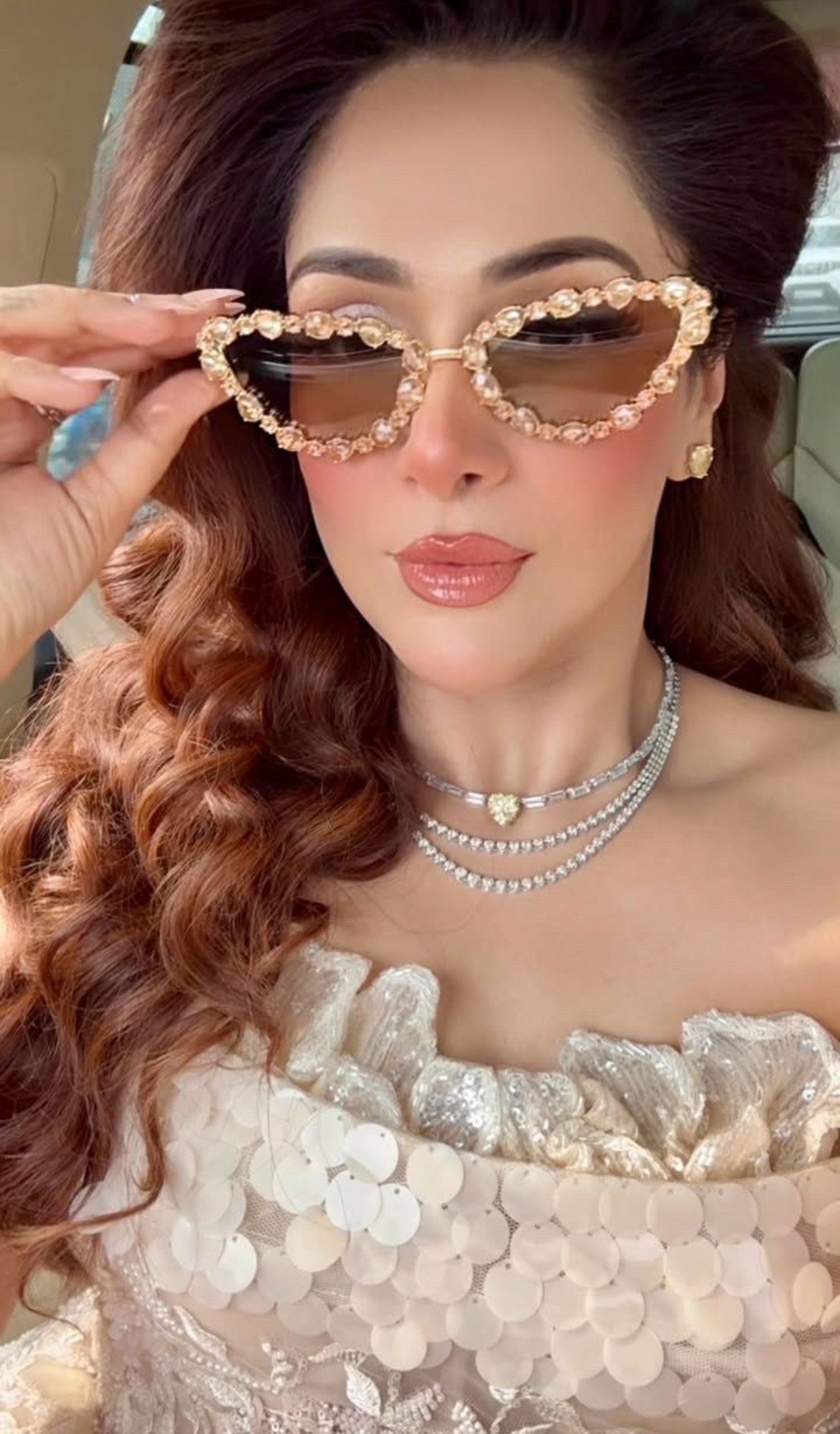 Kiara sunglasses Gold and black