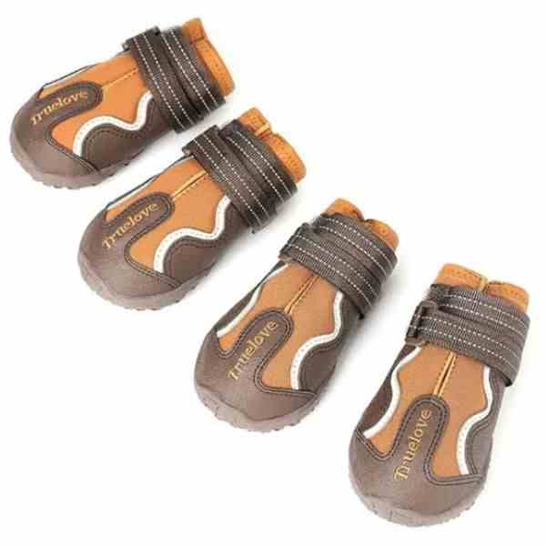Barkbutler | Barkbutler Truelove water resistance dog shoes with TPR Sole - Pinecone / Glazed Ginger