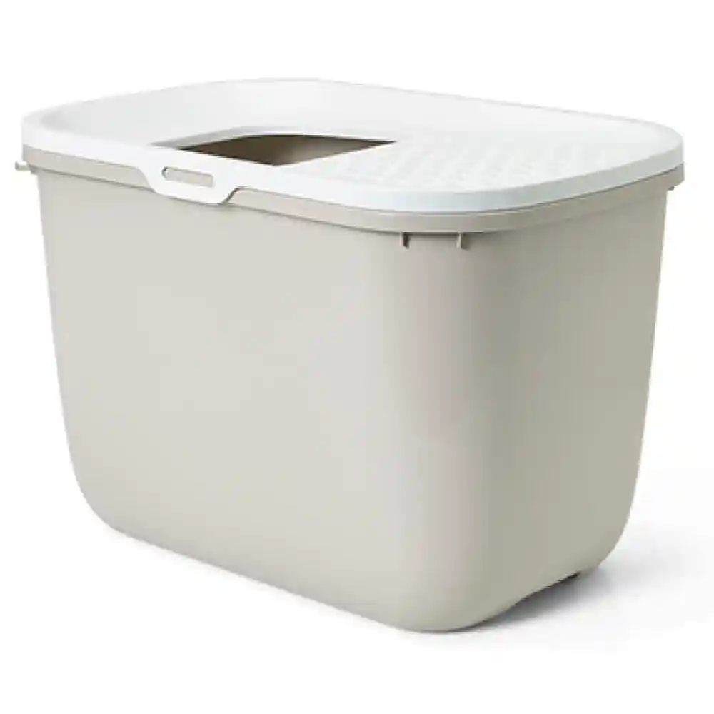 Savic Hop In Modern Cat Litter Tray Mocha- 23 x 15 x 15 inch