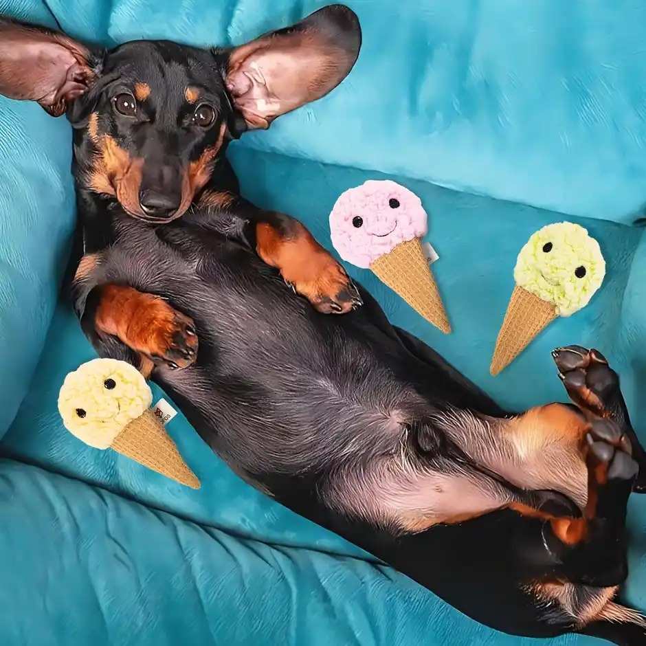 Barkbutler Fofos Ice Cream Toy for Dogs (Mix)
