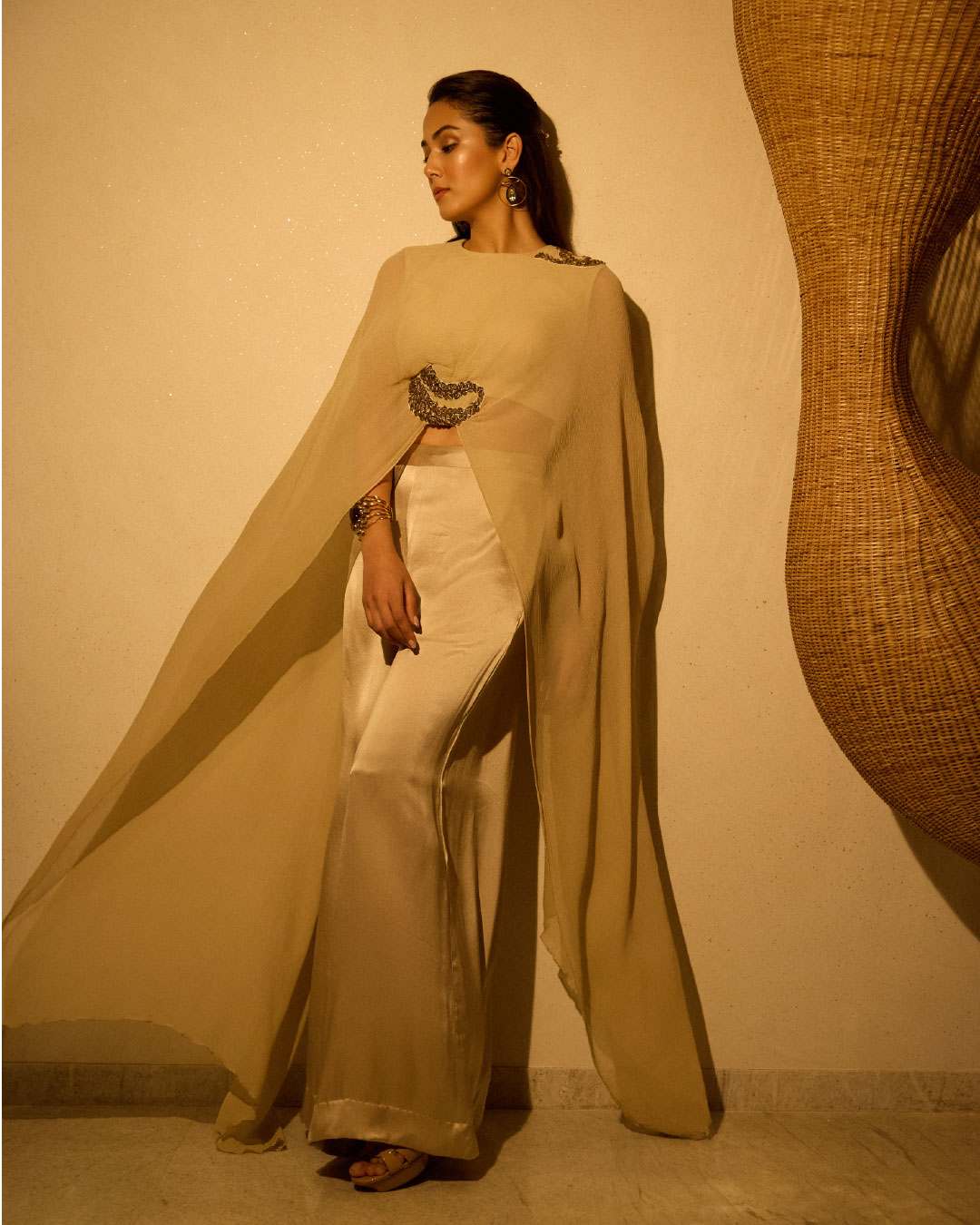 Dupata Cape with Trouser