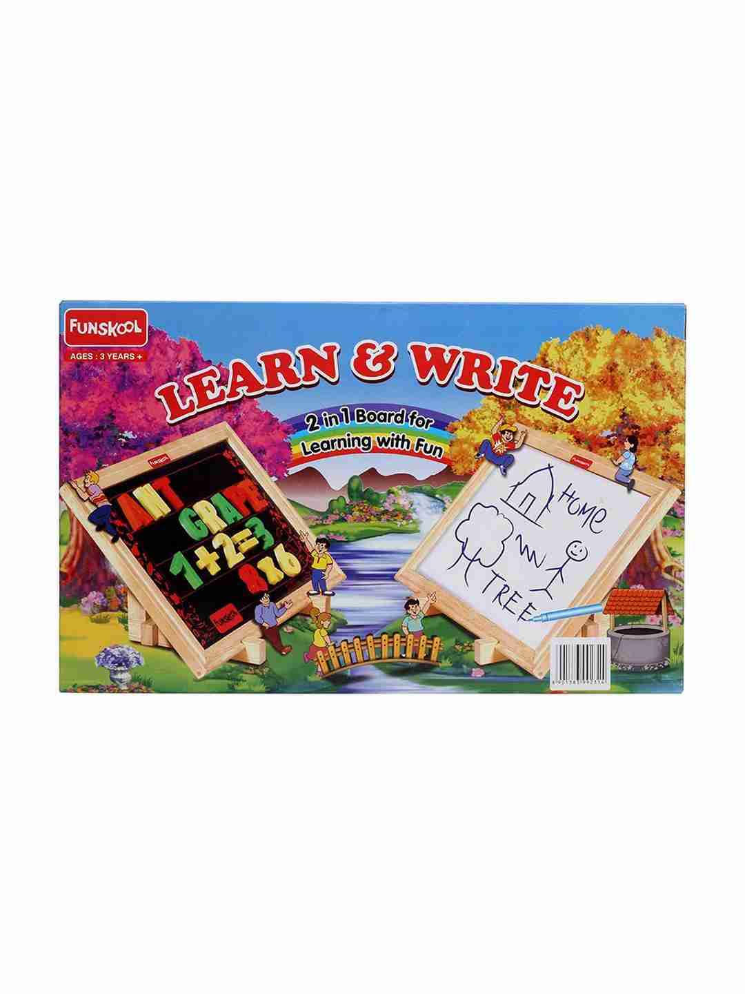 Giggles Funskool Learn And Write Early Learner Toys for Kids age 3Y+ (White)