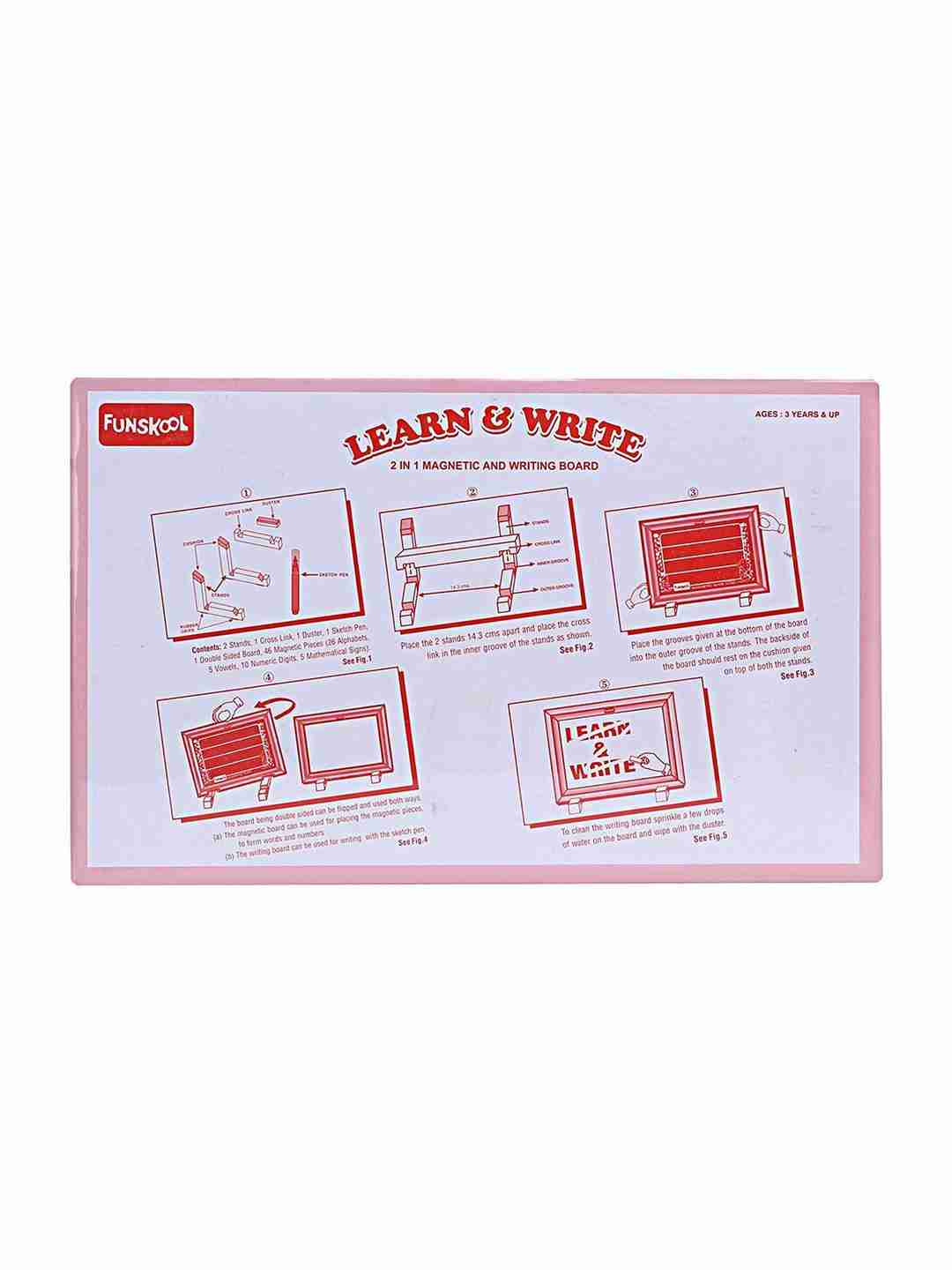Giggles Funskool Learn And Write Early Learner Toys for Kids age 3Y+ (White)