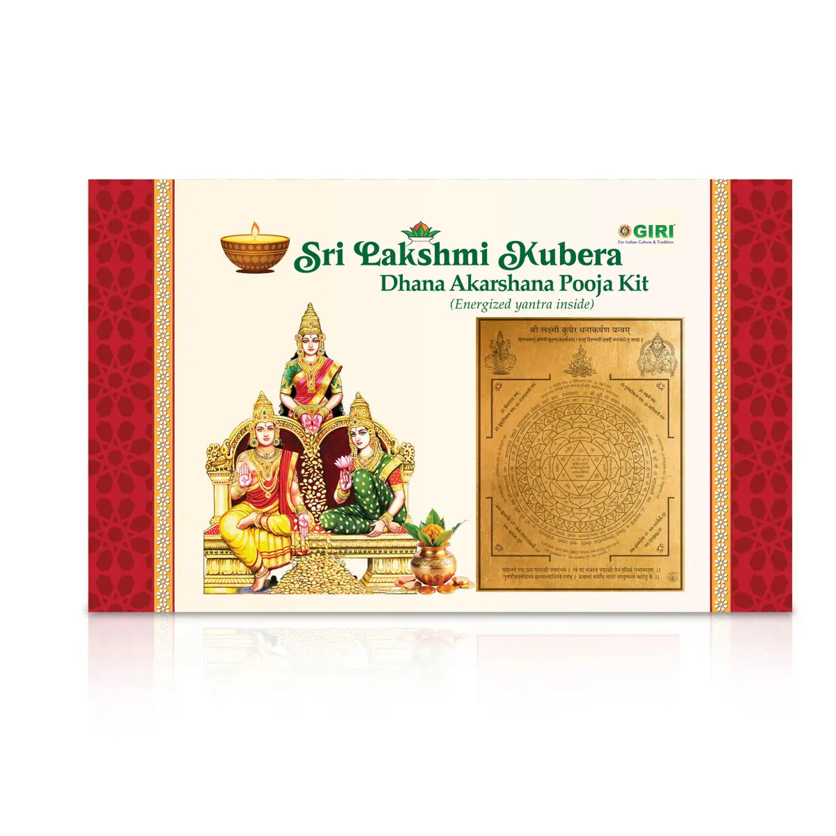 Sri Lakshmi Kubera Pooja Set | Dhana Akarshana Pooja Kit/ Laxmi Kuber ...