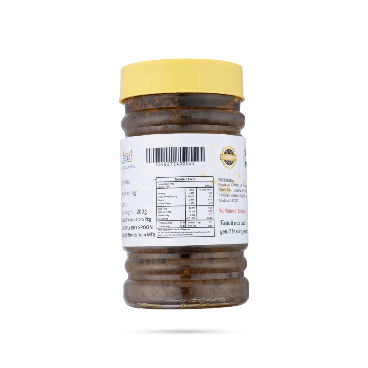 Pirandai Thokku - 200 Gms | Instant Rice Mix/ Instant Rice Paste ...
