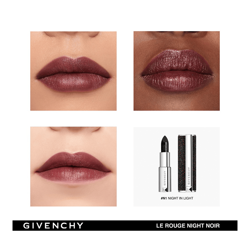 Le Rouge Night Noir Sheer Lipstick • N1 Night In Light