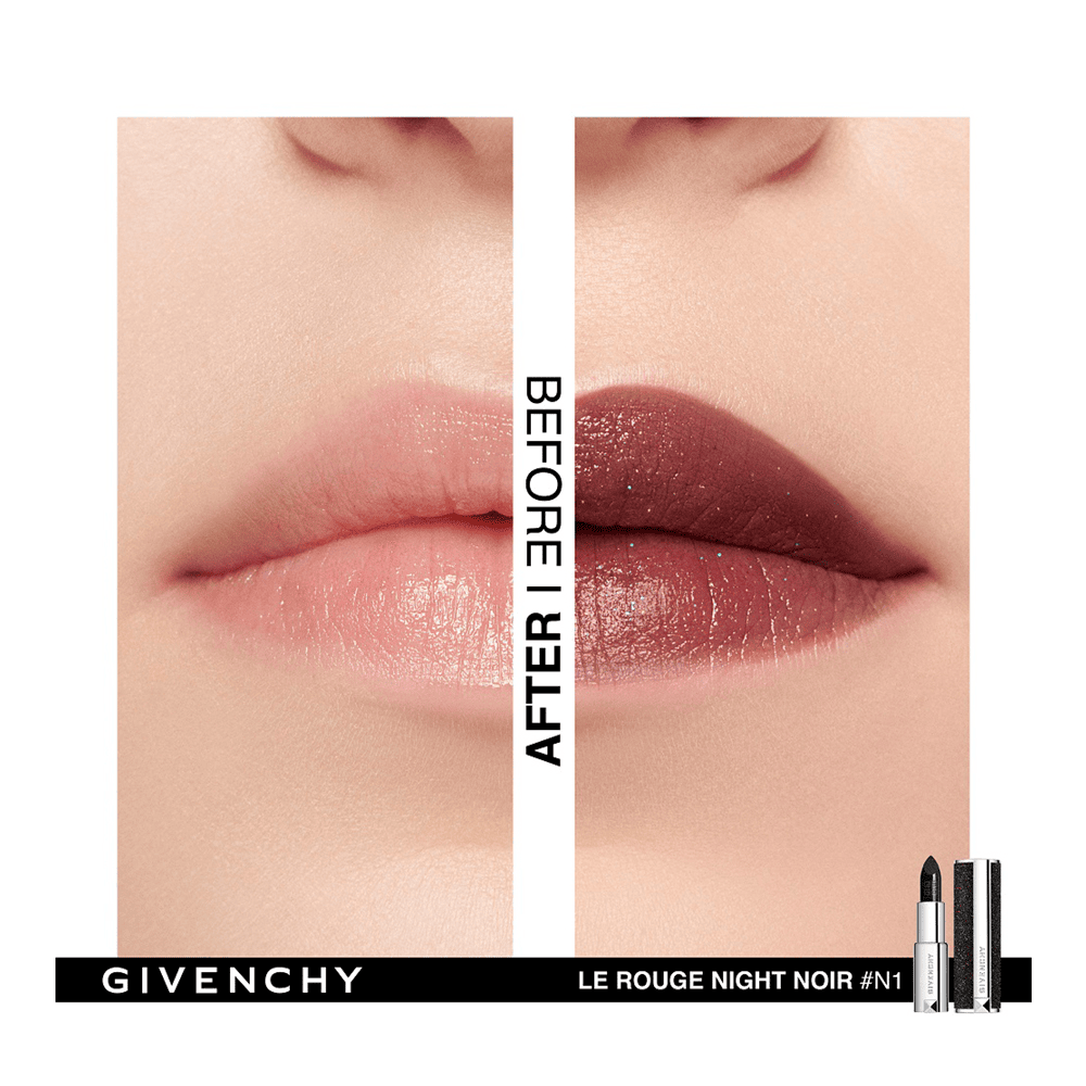 Le Rouge Night Noir Sheer Lipstick • N1 Night In Light