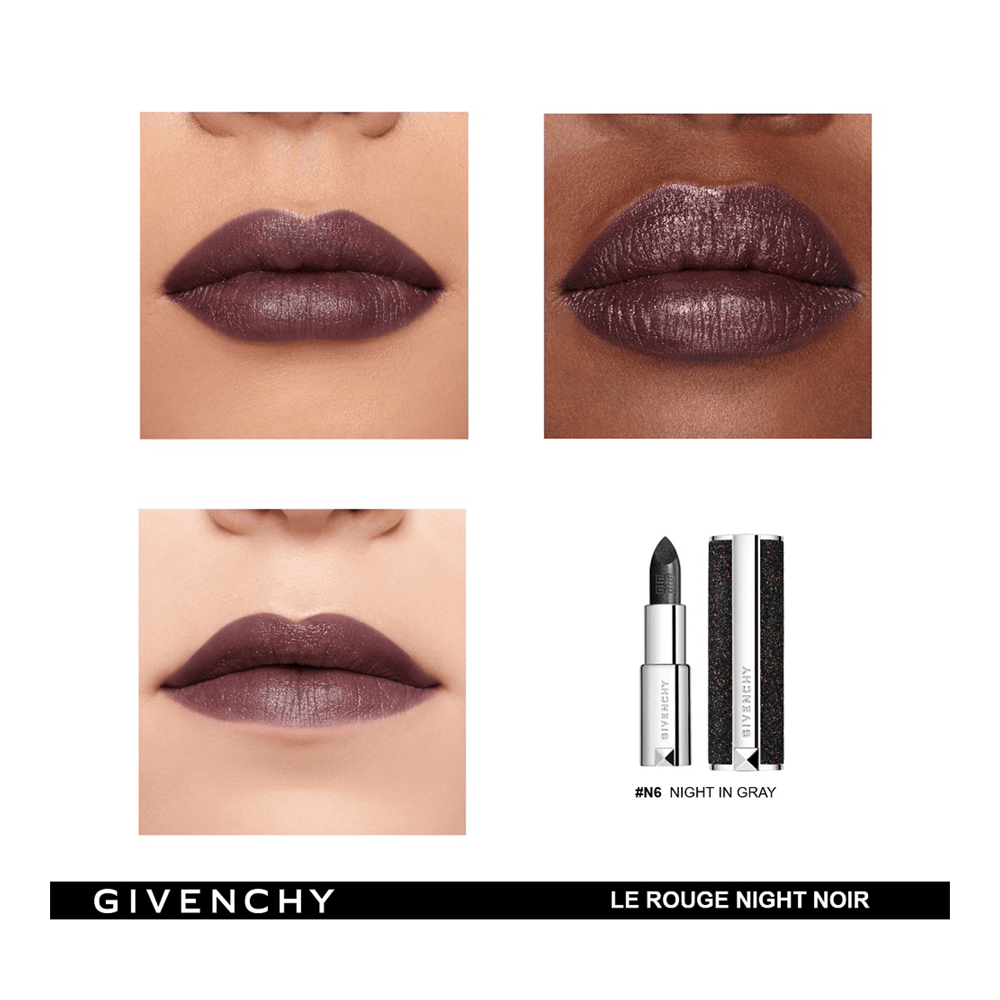 Le Rouge Night Noir Sheer Lipstick • N6 Night In Gray