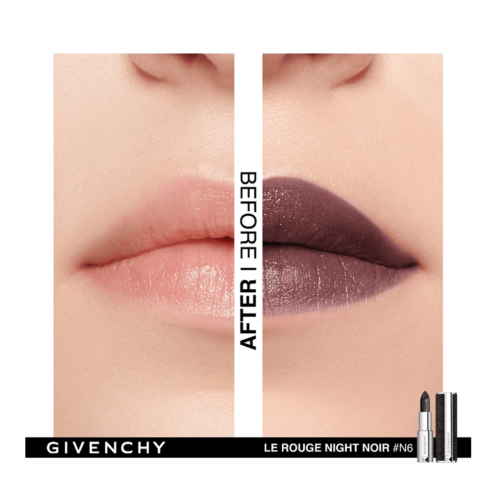 Le Rouge Night Noir Sheer Lipstick • N6 Night In Gray