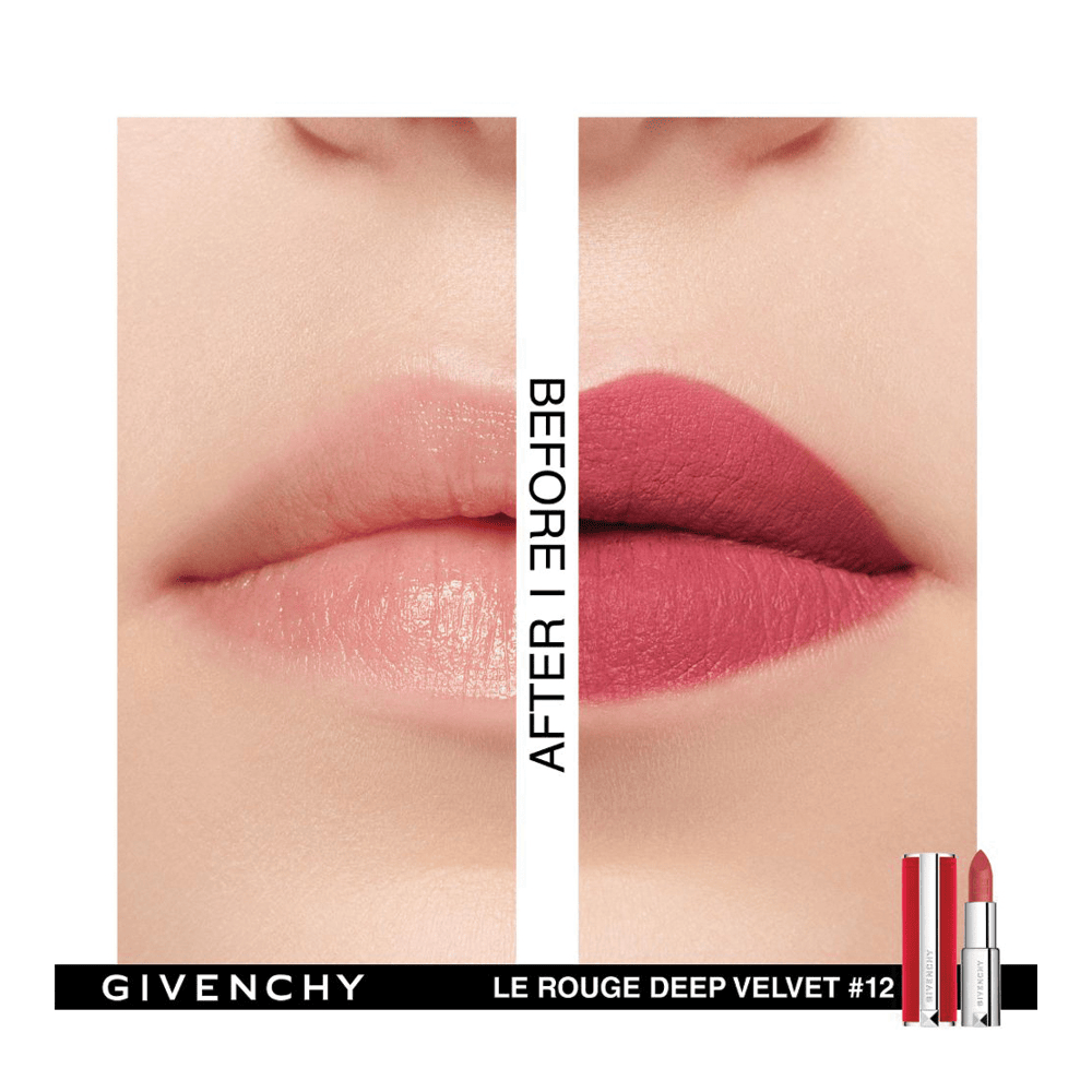 Le Rouge Deep Velvet Lipstick • N12 Nude Rose