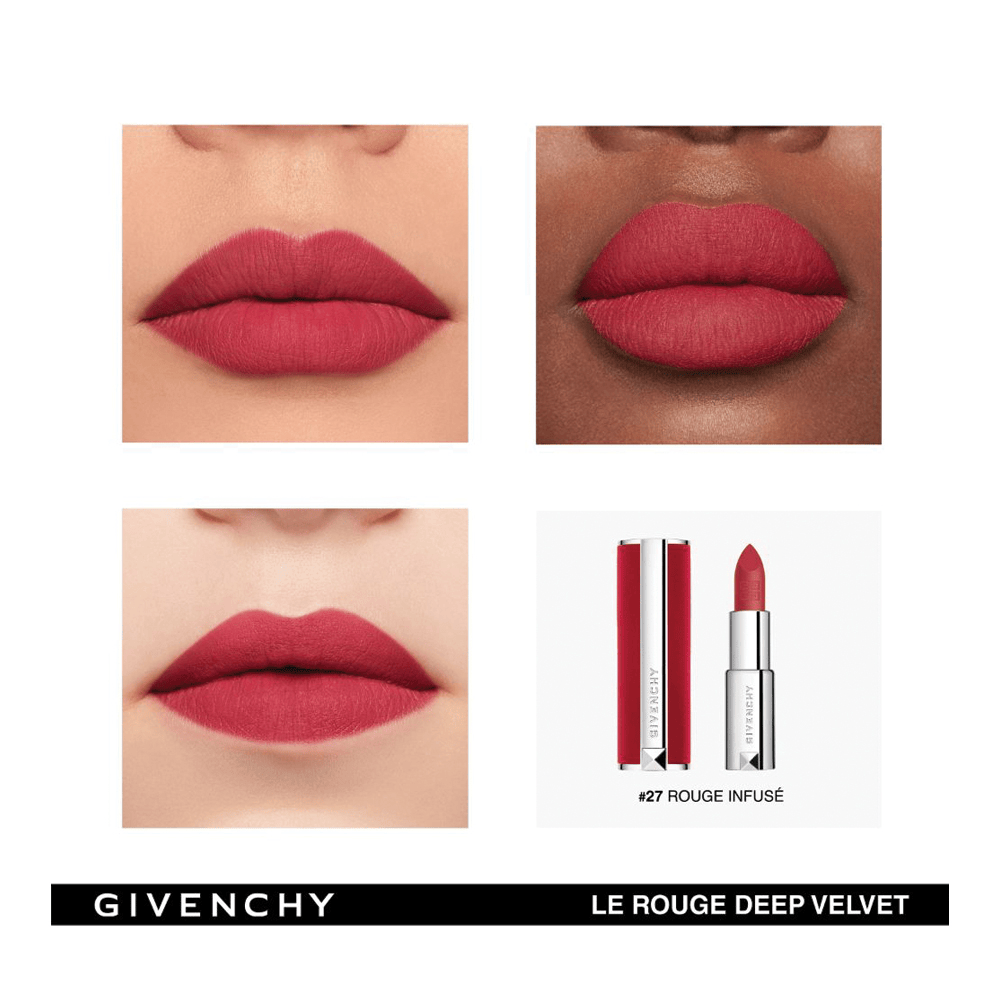 Le Rouge Deep Velvet Lipstick • N27 Rouge Infuse